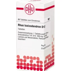 RHUS TOXICODENDRON D 12 Tabletten 80 St