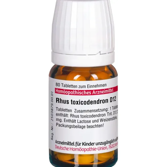 RHUS TOXICODENDRON D 12 Tabletten 80 St