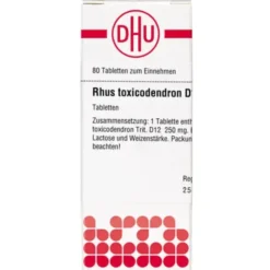 RHUS TOXICODENDRON D 12 Tabletten 80 St