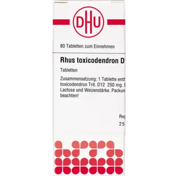 RHUS TOXICODENDRON D 12 Tabletten 80 St
