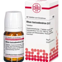 RHUS TOXICODENDRON D 12 Tabletten 80 St