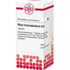 RHUS TOXICODENDRON D 12 Tabletten 80 St