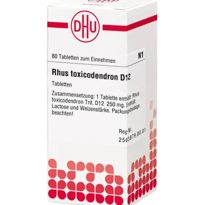 RHUS TOXICODENDRON D 12 Tabletten 80 St