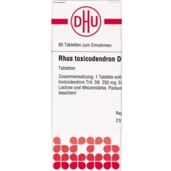 RHUS TOXICODENDRON D 6 Tabletten 80 St