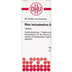 RHUS TOXICODENDRON D 6 Tabletten 80 St