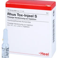 RHUS TOX Injeel S Ampullen 10 St
