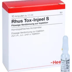 RHUS TOX Injeel S Ampullen 10 St