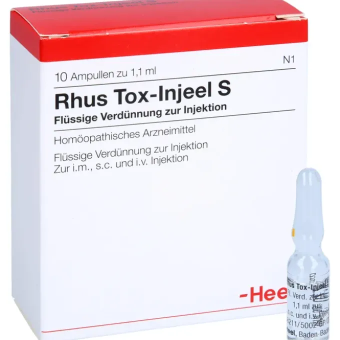 RHUS TOX Injeel S Ampullen 10 St