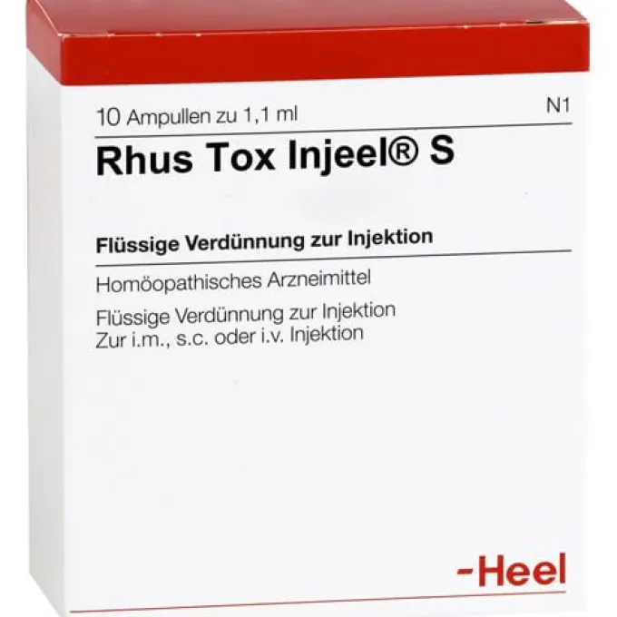 RHUS TOX Injeel S Ampullen 10 St