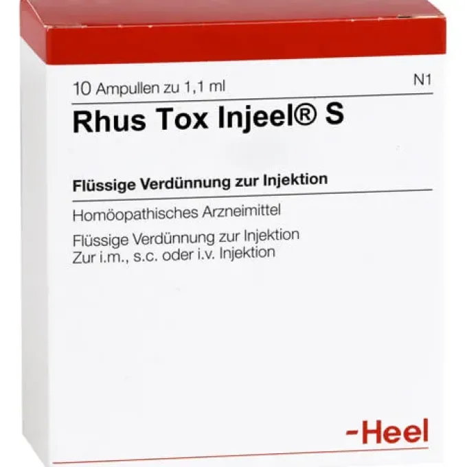 RHUS TOX Injeel S Ampullen 10 St