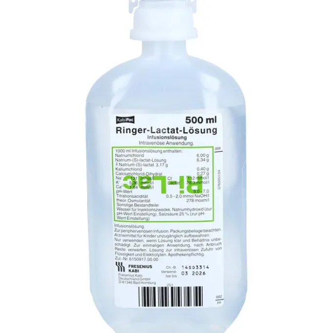 RINGER LACTAT Lösung Plastik Infusionslösung 10X500 ml