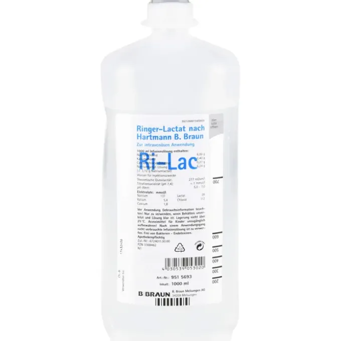 RINGER LACTAT n.Hartm.B.Braun Ecofl.Plus Inf.-Lsg. 10X1000 ml