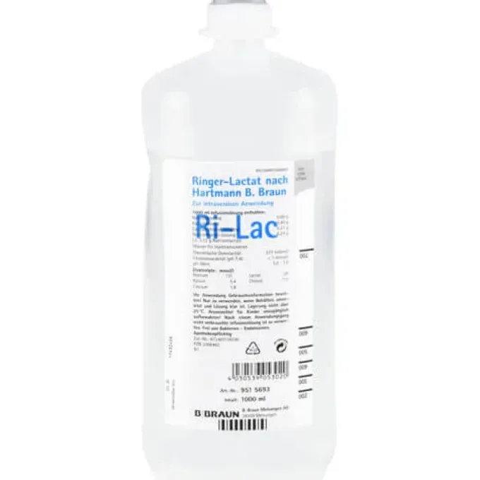 RINGER LACTAT n.Hartm.B.Braun Ecofl.Plus Inf.-Lsg. 10X1000 ml
