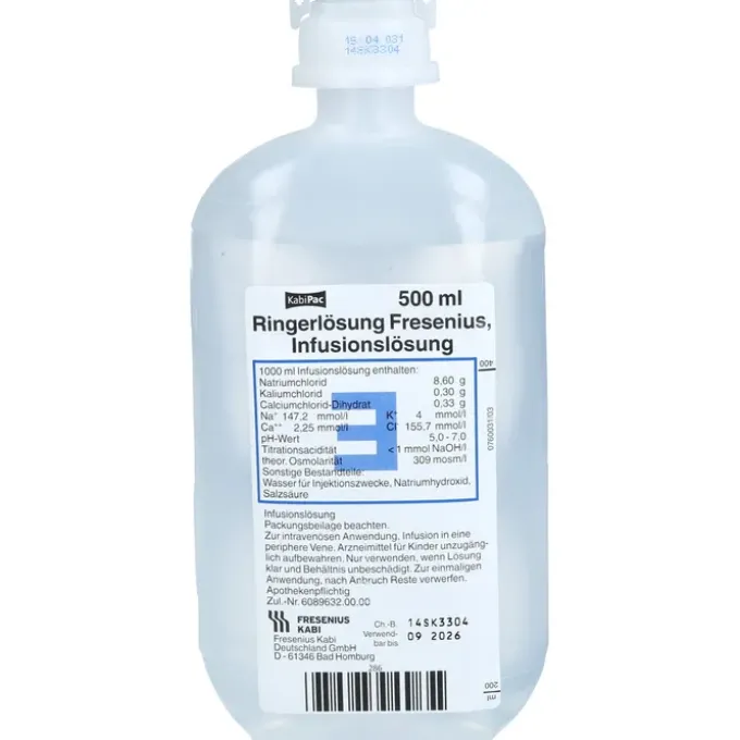 RINGER LÖSUNG Fresenius Plastik 10X500 ml
