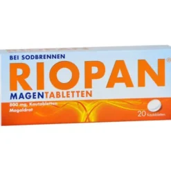 RIOPAN Magen Tabletten Kautabletten 20 St