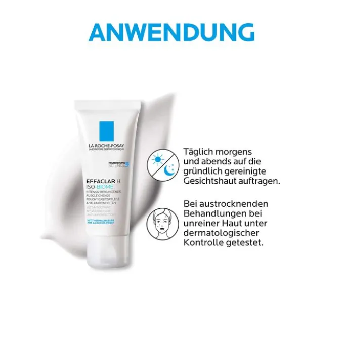 ROCHE-POSAY Effaclar H Iso-Biome Feuchtigkeitspfl. 40 ml