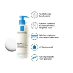 ROCHE-POSAY Lipikar Syndet AP+ Reinigungs-Cremegel 400 ml