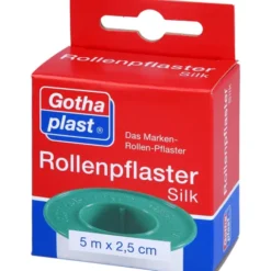 ROLLENPFLASTER Silk 2,5 cmx5 m Euro 1 St