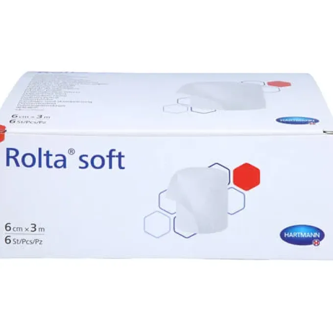 ROLTA soft synth.-Wattebinde 6 cmx3 m 6 St