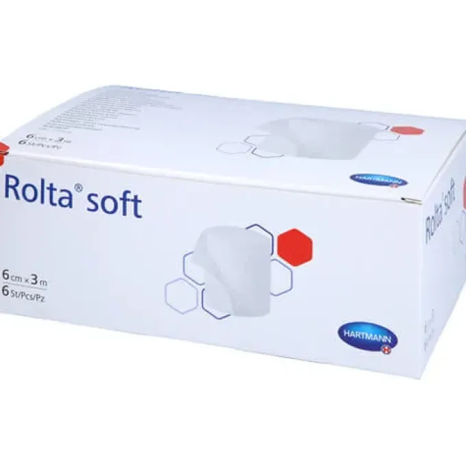 ROLTA soft synth.-Wattebinde 6 cmx3 m 6 St