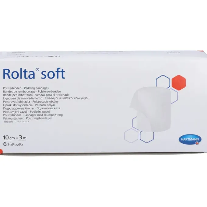 ROLTA soft synth.-Wattebinde 10 cmx3 m 6 St
