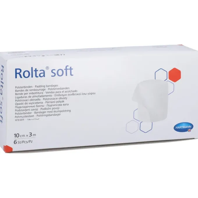 ROLTA soft synth.-Wattebinde 10 cmx3 m 6 St