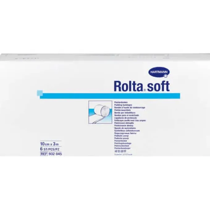 ROLTA soft synth.-Wattebinde 10 cmx3 m 6 St