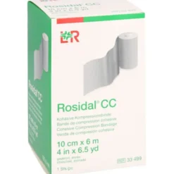 ROSIDAL CC kohäsive Kompressionsbinde 10 cmx6 m 1 St