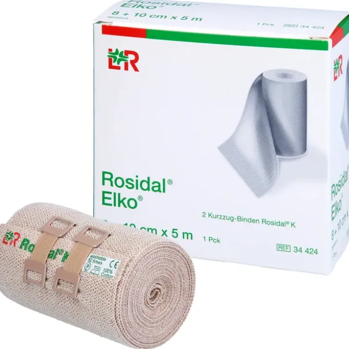 ROSIDAL Elko 8+10 cmx5 m Kurzzugbinde 2 St