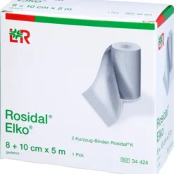 ROSIDAL Elko 8+10 cmx5 m Kurzzugbinde 2 St