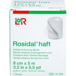 ROSIDAL haft Kompressionsbinde 8 cmx5 m 1 St