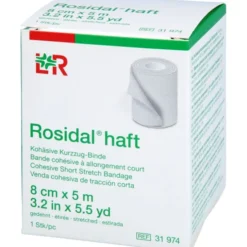 ROSIDAL haft Kompressionsbinde 8 cmx5 m 1 St