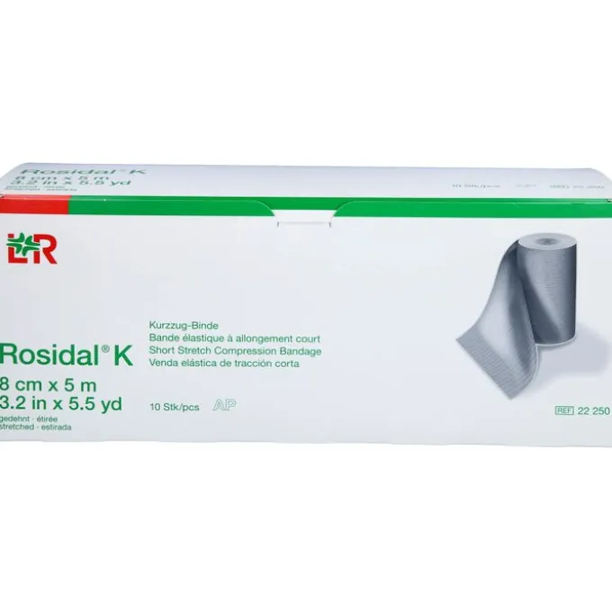 ROSIDAL K Binde 8 cmx5 m steril einz.verpackt 10 St