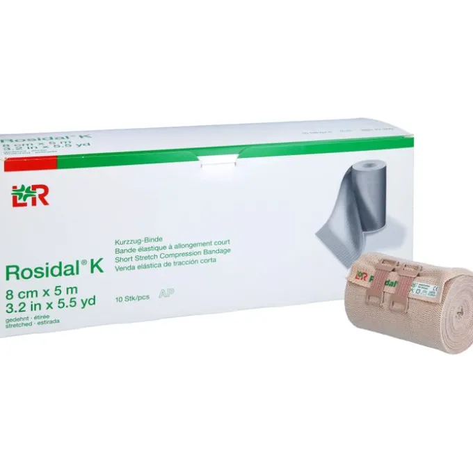 ROSIDAL K Binde 8 cmx5 m steril einz.verpackt 10 St