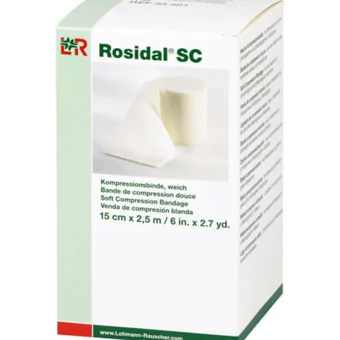 ROSIDAL SC Kompressionsbinde weich 15 cmx2,5 m 1 St