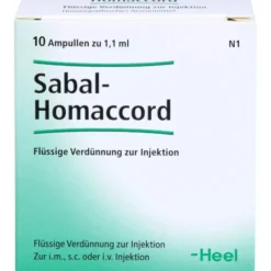 SABAL HOMACCORD Ampullen 10 St