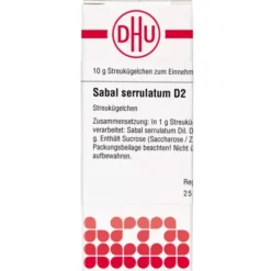 SABAL SERRULATUM D 2 Globuli 10 g