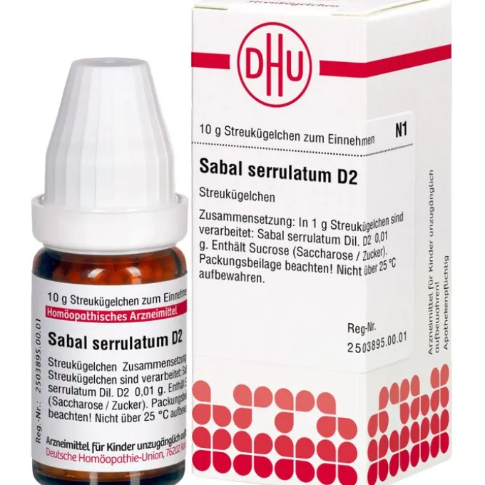 SABAL SERRULATUM D 2 Globuli 10 g