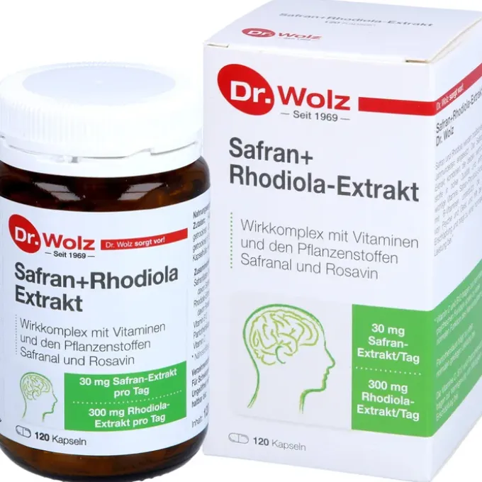 SAFRAN+RHODIOLA-Extrakt Dr.Wolz Kapseln 120 Stück