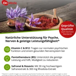 SAFRAN+RHODIOLA-Extrakt Dr.Wolz Kapseln 120 Stück