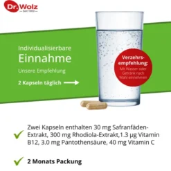 SAFRAN+RHODIOLA-Extrakt Dr.Wolz Kapseln 120 Stück
