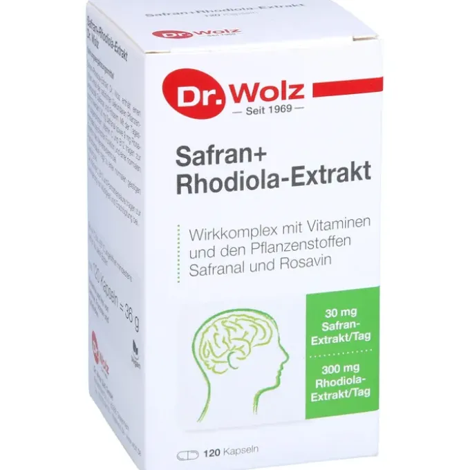 SAFRAN+RHODIOLA-Extrakt Dr.Wolz Kapseln 120 Stück