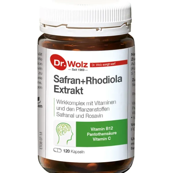 SAFRAN+RHODIOLA-Extrakt Dr.Wolz Kapseln 120 Stück