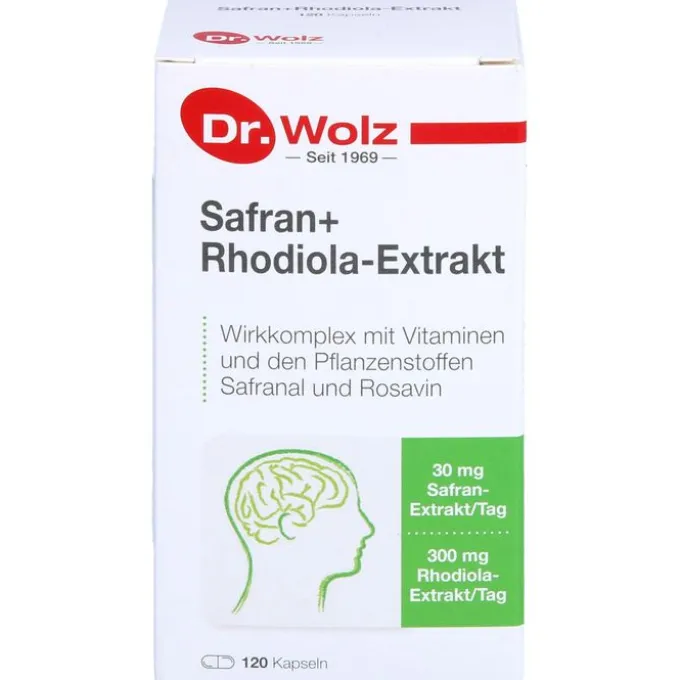 SAFRAN+RHODIOLA-Extrakt Dr.Wolz Kapseln 120 Stück