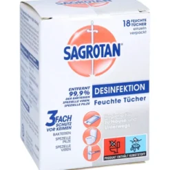 SAGROTAN Desinfektionstücher 18 St