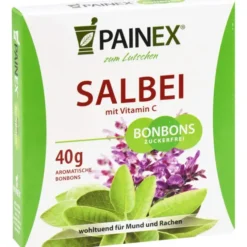SALBEI BONBONS mit Vitamin C Painex 40 g