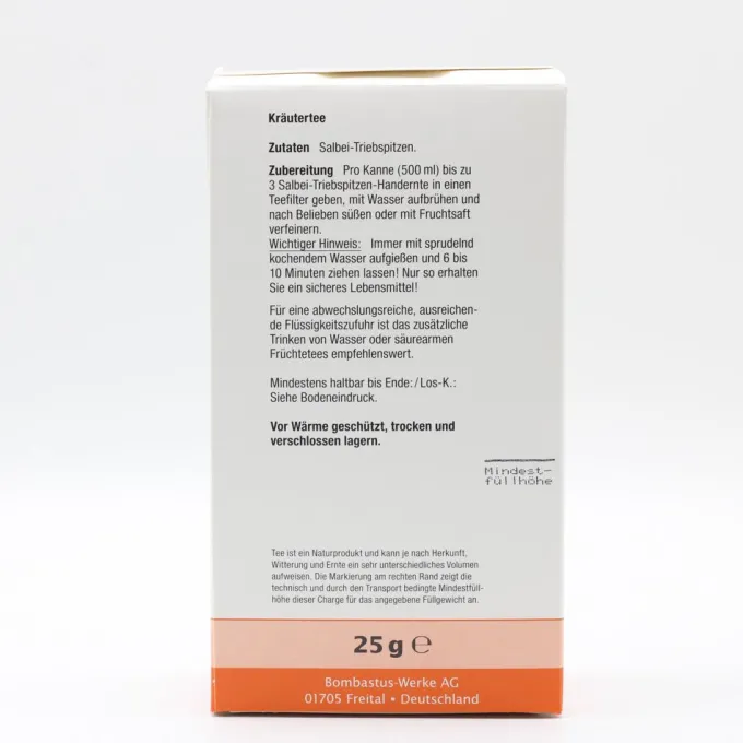 SALBEI TRIEBSPITZEN Tee Handernte 25 g