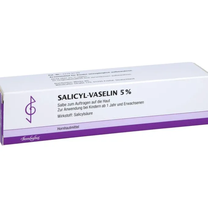 SALICYL VASELIN 5% Salbe 100 ml