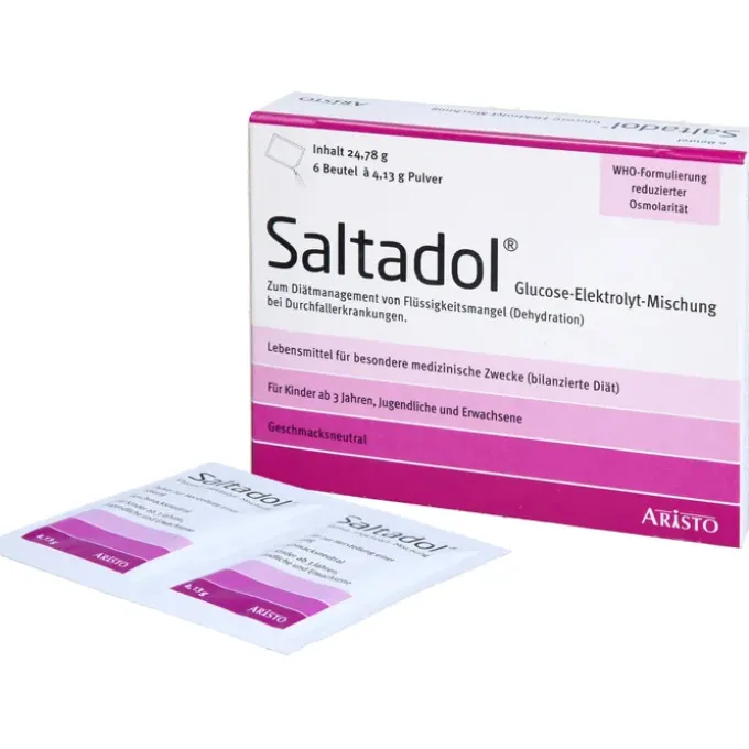 SALTADOL Elektrolyt Plv.z.Her.e.Lsg.z.Einnehmen 6 Stück