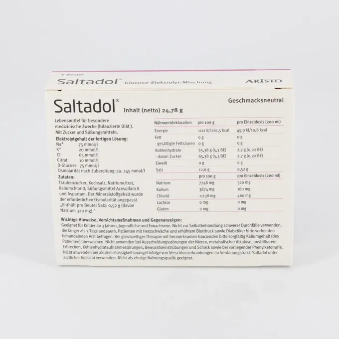 SALTADOL Elektrolyt Plv.z.Her.e.Lsg.z.Einnehmen 6 Stück